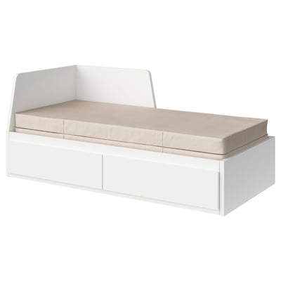 FLEKKE Lit banquette 2p (struct + matelas)