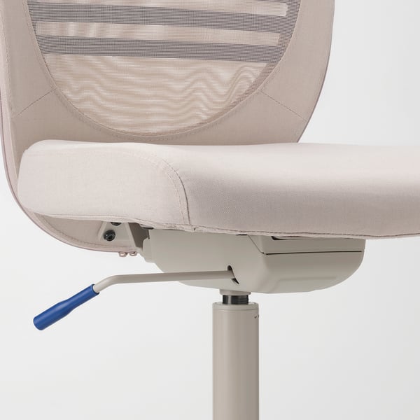 FLINTAN Chaise de bureau, beige