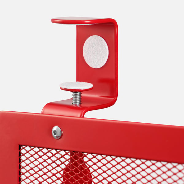 FÖRSÄSONG Système de gestion des câbles, rouge, 38 cm