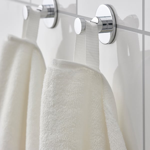 FREDRIKSJÖN Drap de bain, blanc, 100x150 cm