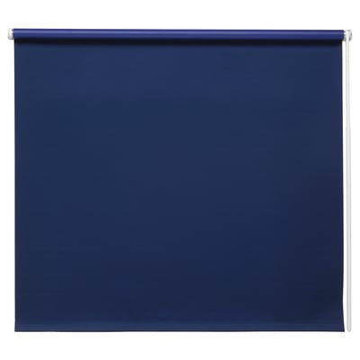 FRIDANS Store à enrouleur occultant, bleu, 100x195 cm