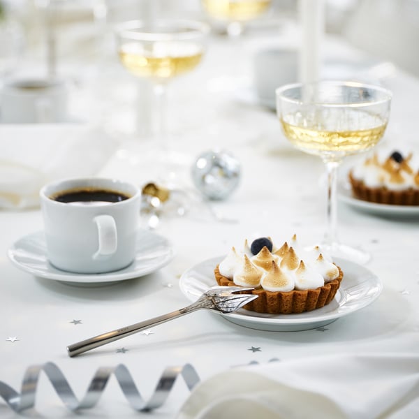 FRÖJDA Fourchette salade/dessert, acier inoxydable, 14 cm
