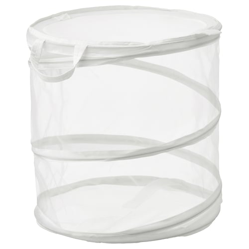 FYLLEN Panier à linge, blanc, 79 l