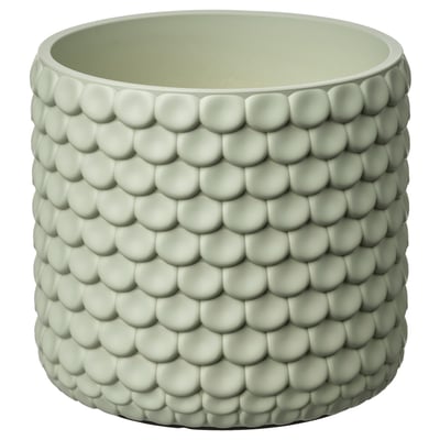 GLACIÄRBJÖRN Cache-pot, vert clair, 12 cm
