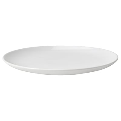 GODMIDDAG Assiette, blanc, 26 cm