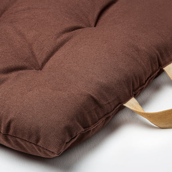 GOKVÄLLÅ Coussin/pouf, brun, 45x90 cm