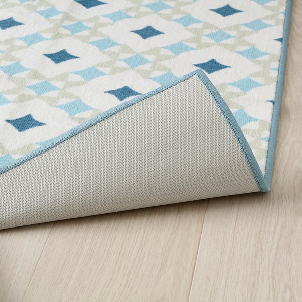 GOKVÄLLÅ Tapis, bleu, 80x150 cm