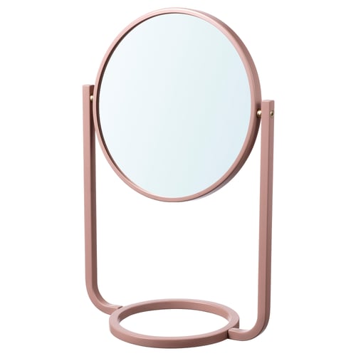 GRANVÅG Miroir de table, rose, 23x33 cm