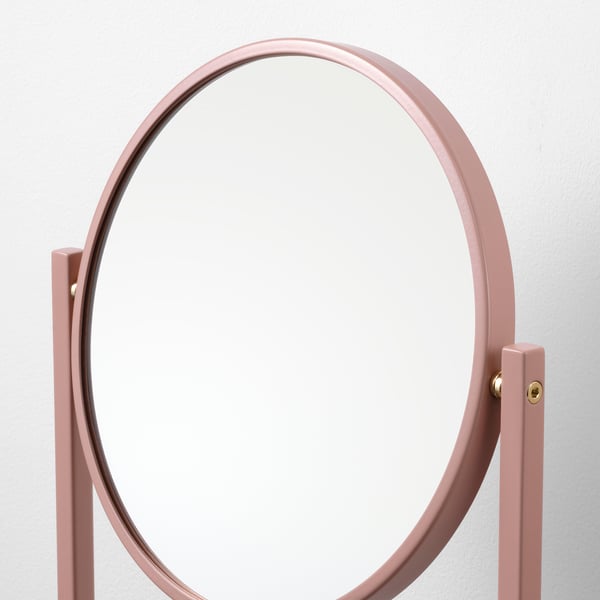 GRANVÅG Miroir de table, rose, 23x33 cm