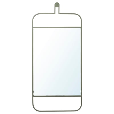 GRANVÅG Miroir, suspendu au mur/vert, 50x110 cm