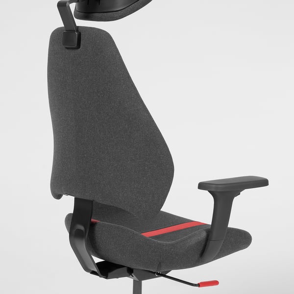 GRUPPSPEL Chaise gaming, Gunnared noir/gris