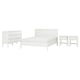 GULLABERG Mobilier chambre, lot de 4, blanc, 160x200 cm