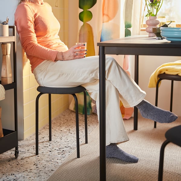 GULTARP Tabouret, anthracite/Remmarn anthracite