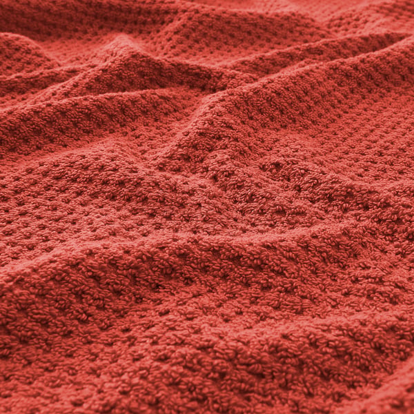 GULVIAL Drap de bain, brun-rouge, 100x150 cm