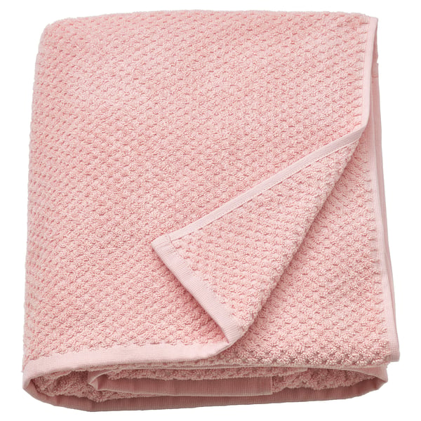 GULVIAL Drap de bain, rose pâle, 100x150 cm