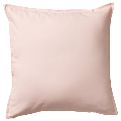 GURLI Housse de coussin, rose clair, 50x50 cm