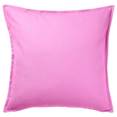 GURLI Housse de coussin, rose, 50x50 cm