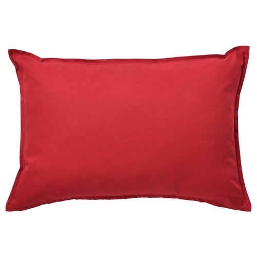 GURLI Housse de coussin, rouge, 40x58 cm