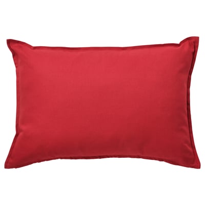 GURLI Housse de coussin, rouge, 40x58 cm