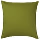 GURLI Housse de coussin, vert-jaune foncé, 65x65 cm