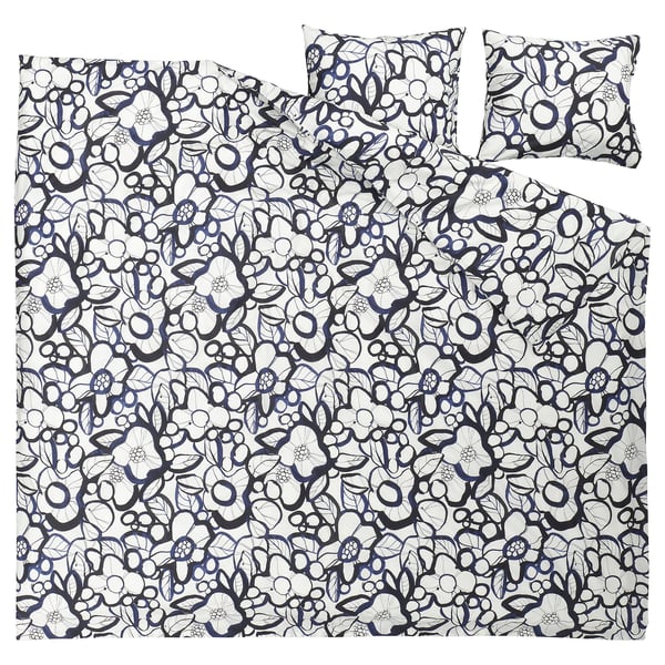 HÄRLIR Housse de couette et 2 taies