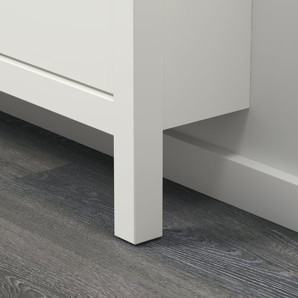 HEMNES Range-chaussures 4 casiers, blanc, 107x22x101 cm