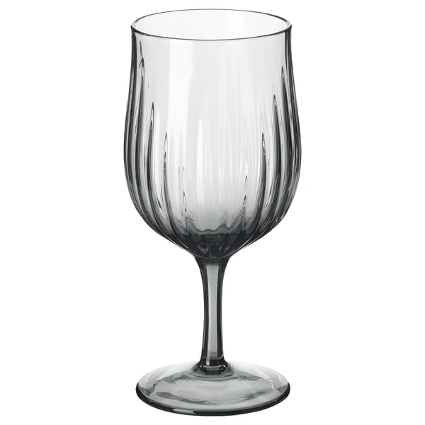 HÖSTAGILLE Verre à vin, gris, 45 cl