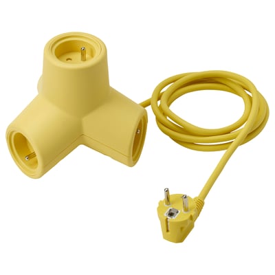 HORNFELS Rallonge, jaune, 1.8 m