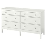 IDANÄS Commode 6 tiroirs, blanc, 162x95 cm