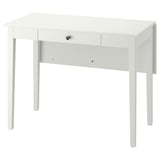 IDANÄS Table à rabat, blanc, 51/86x96 cm