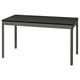 IDÅSEN Table, noir/gris foncé, 140x70x75 cm