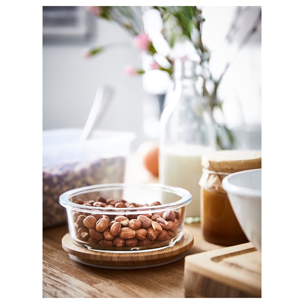 IKEA 365+ Couvercle, rond/bambou
