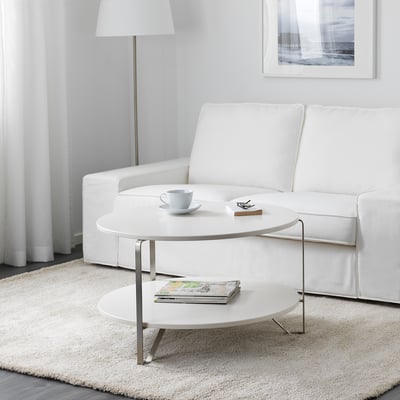 IMFORS Table basse, blanc, 80 cm
