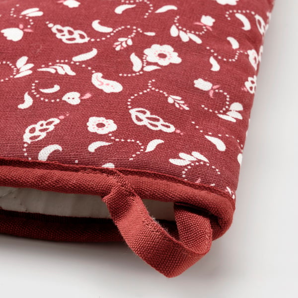 INAMARIA Gant isolant, à motifs/rouge