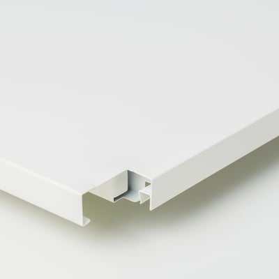 IVAR Tablette, blanc métal, 83x30 cm