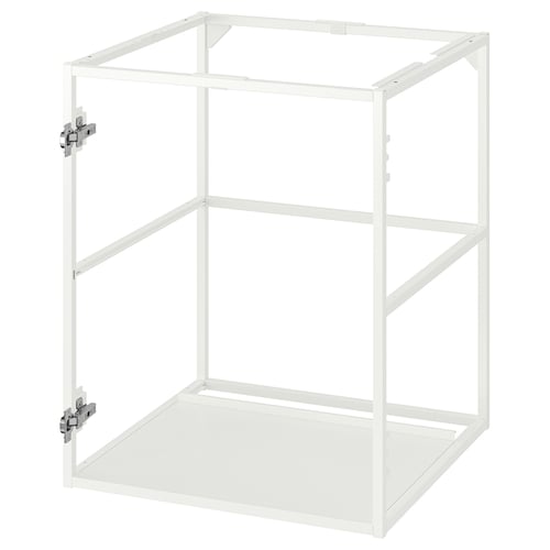 JÄRNBODA Élément bas évier, blanc, 60x60x75 cm