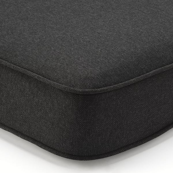 JÄRPÖN/DUVHOLMEN Coussin d'assise, extérieur, anthracite, 62x62 cm