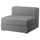 JÄTTEBO Module 1,5 place avec rangement, Tonerud gris