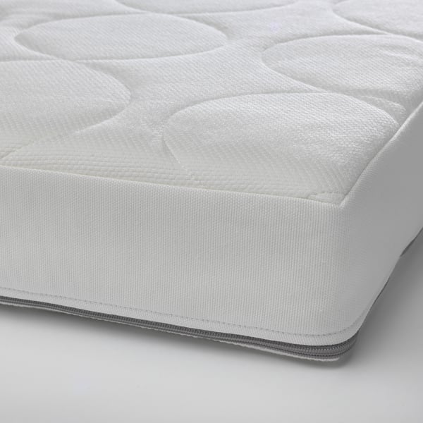 JÄTTETRÖTT Matelas ress ensachés lit bébé, blanc, 60x120x11 cm
