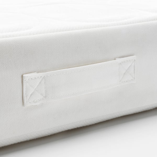JÄTTETRÖTT Matelas ress ensachés lit bébé, blanc, 60x120x11 cm