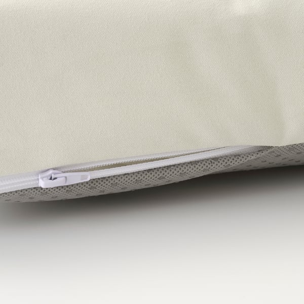 JUTHOLMEN Canapé d'angle mod 3pl, ext, gris foncé/Kuddarna beige