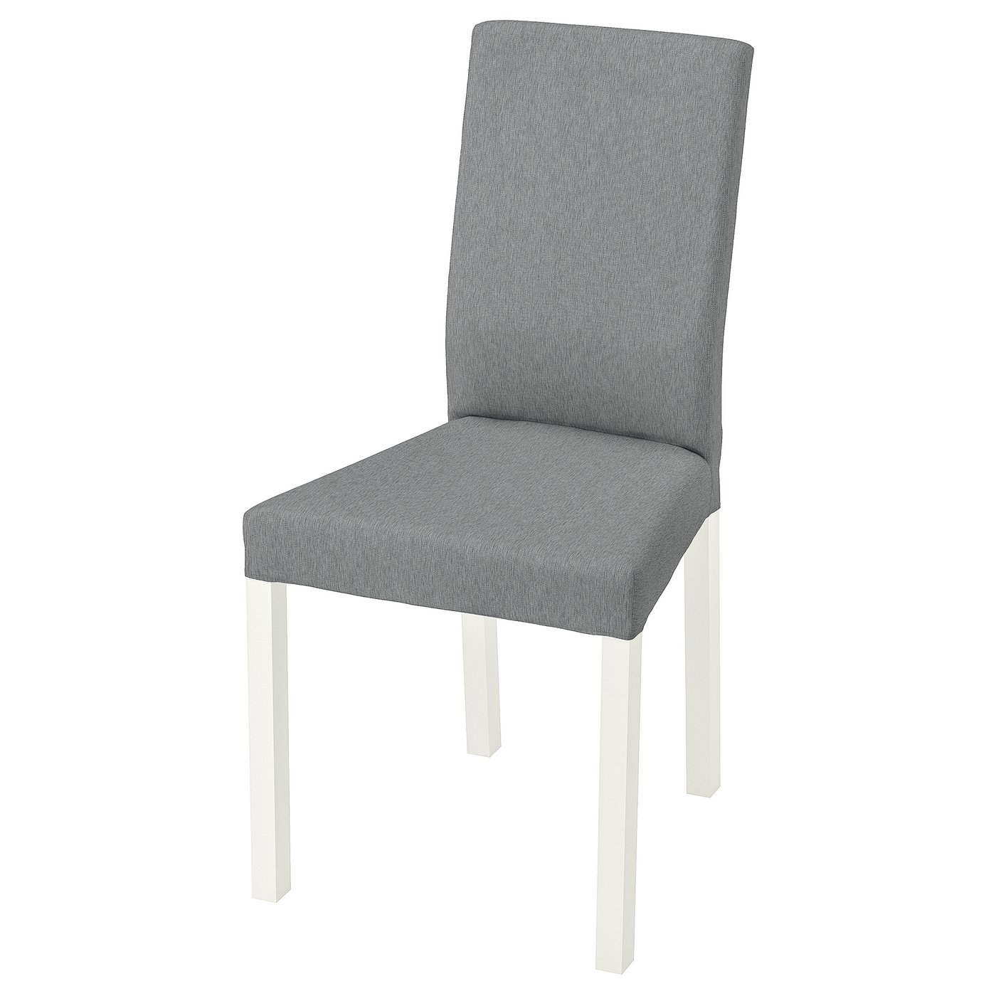 KÄTTIL Chaise, blanc/Knisa gris clair