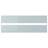 KALLARP Face de tiroir, brillant bleu gris clair, 60x10 cm