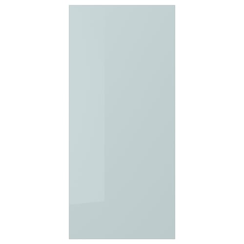KALLARP Panneau latéral de finition, brillant bleu gris clair, 39x86 cm