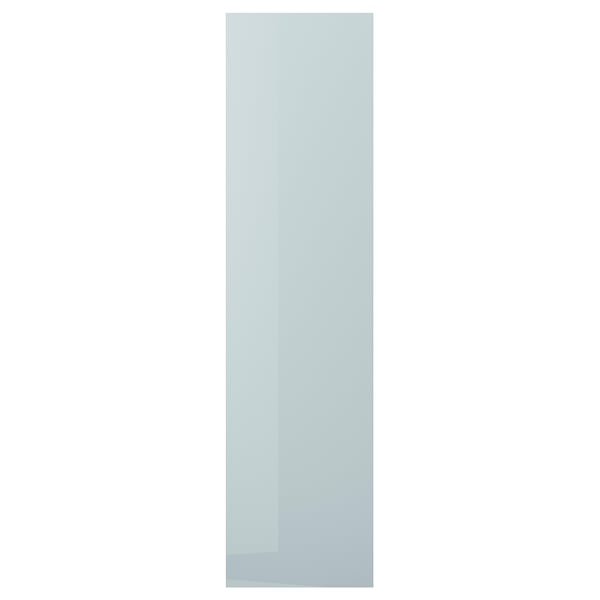 KALLARP Panneau latéral de finition, brillant bleu gris clair, 62x240 cm