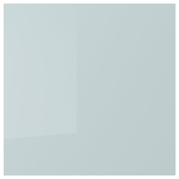 KALLARP Porte, brillant bleu gris clair, 60x60 cm