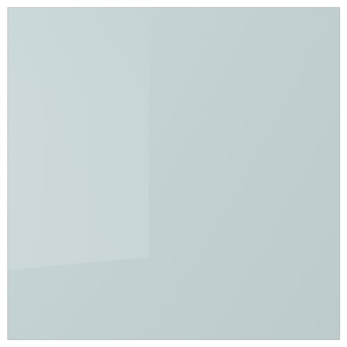KALLARP Porte, brillant bleu gris clair, 60x60 cm