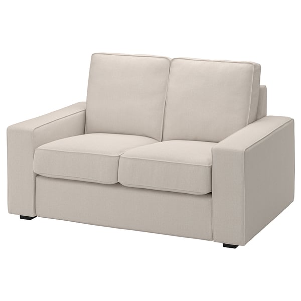 KIVIK Housse canapé 2 pl compact, Tresund beige clair