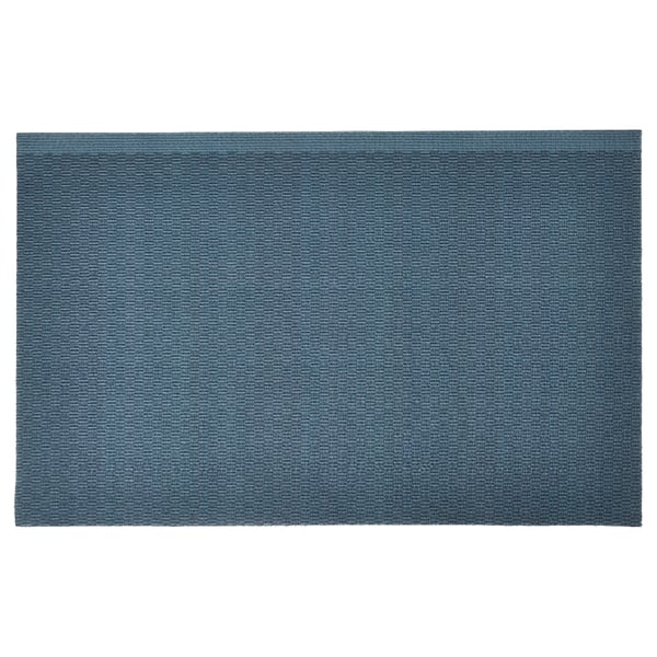 KLAMPENBORG Paillasson, intérieur, bleu, 50x80 cm