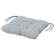 KLÖSAN Coussin de chaise, extérieur, bleu, 36x32 cm